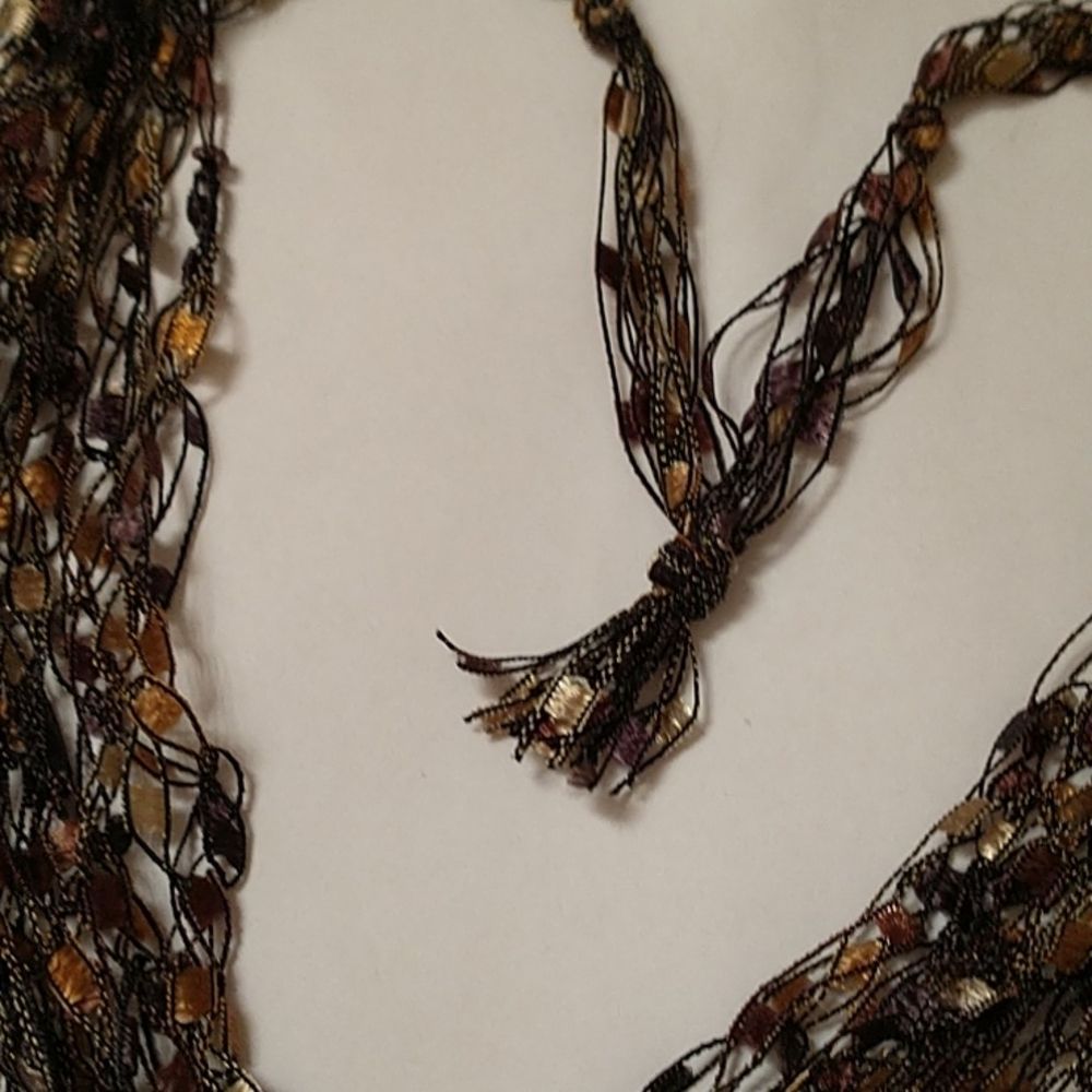Handmade Ladder Ribbon Necklace! - Picture 5 of 8